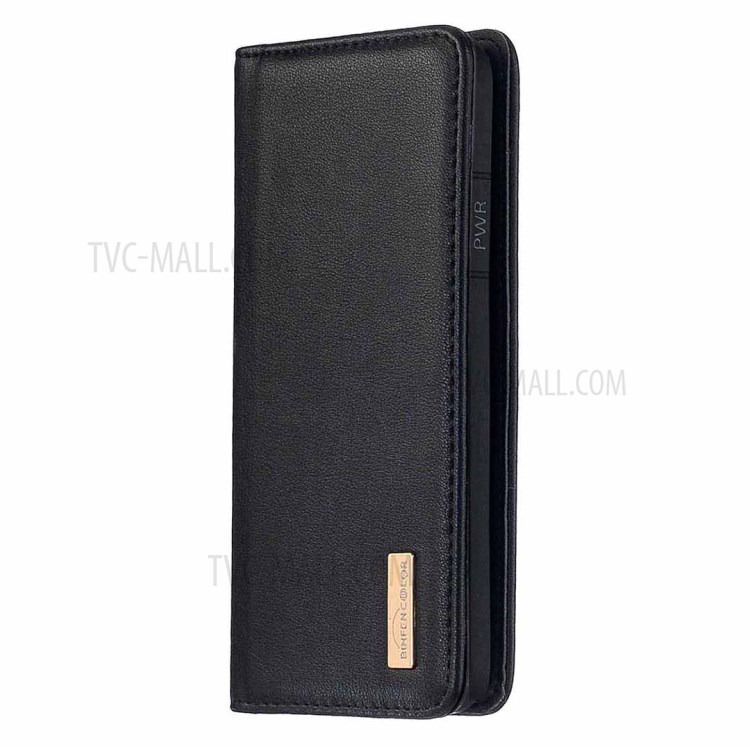 Detachable 2-in-1 Genuine Leather Wallet Stand Case for iPhone 11 6.1-inch - Black-2