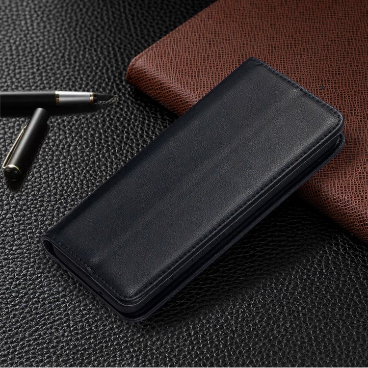 Magnetic Detachable Genuine Leather Wallet Stand Case for iPhone XS Max 6.5 inch - Black-9