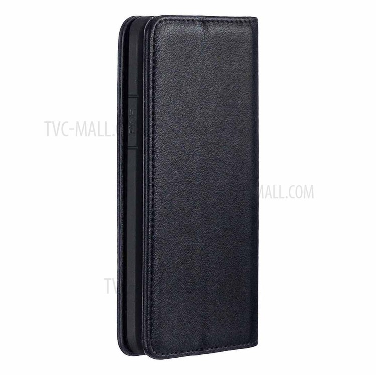 Detachable 2-in-1 Genuine Leather Wallet Shell + TPU Back Case for iPhone X/XS 5.8 inch - Black-3