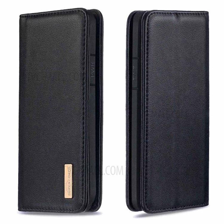 Detachable 2-in-1 Genuine Leather Wallet Shell + TPU Back Case for iPhone X/XS 5.8 inch - Black-4