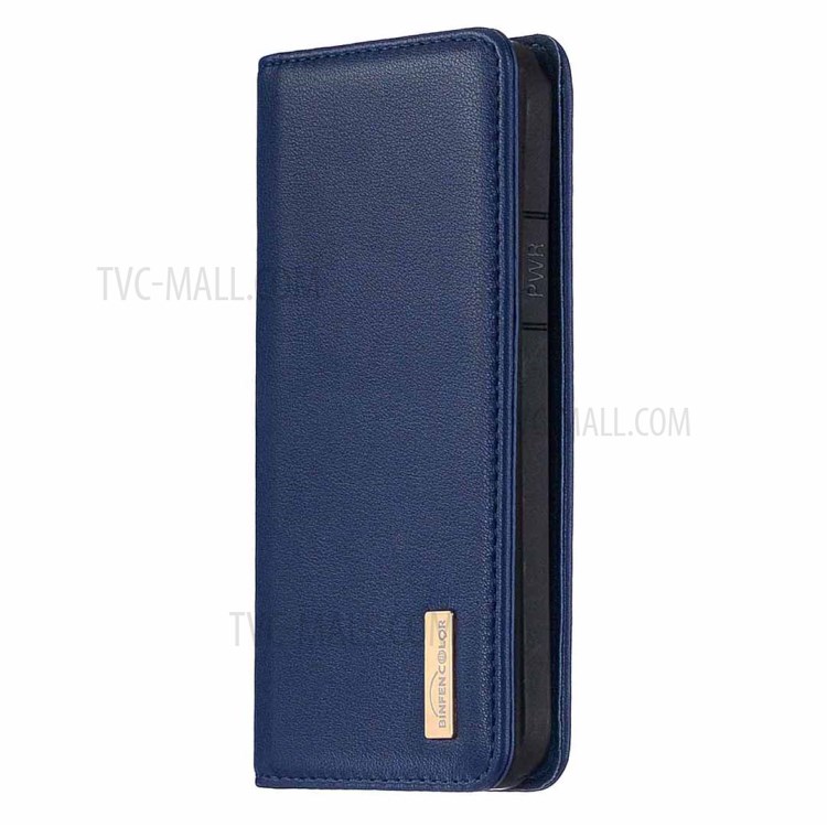 BF06 Detachable 2-in-1 Genuine Leather Wallet Shell + TPU Back Case for iPhone X/XS 5.8 inch - Blue-2