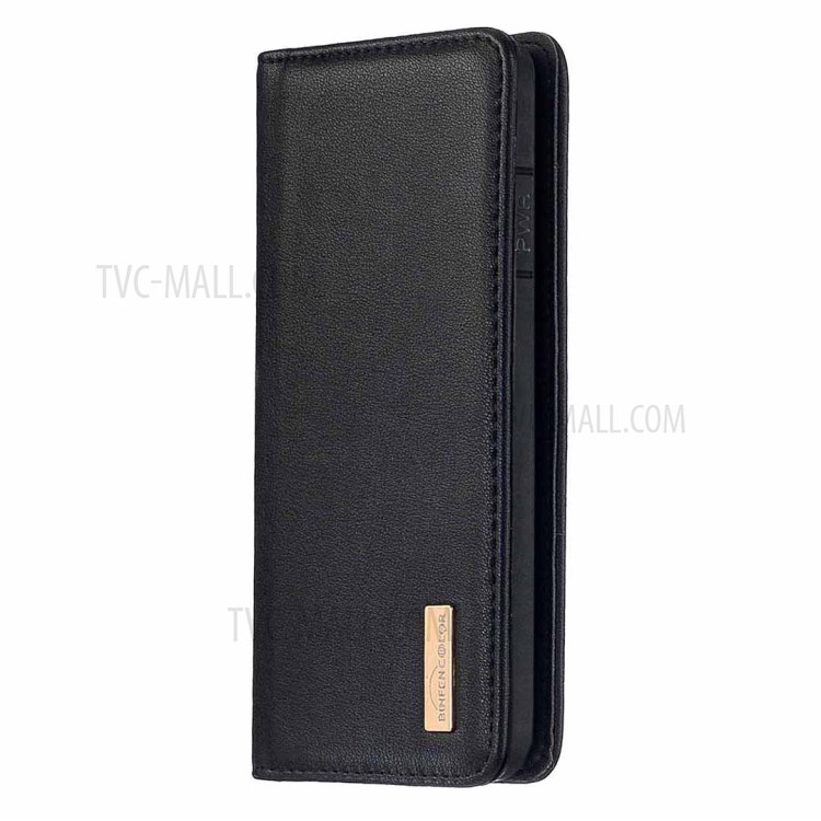 Detachable Magnetic Genuine Leather Protector Wallet Stand Case for iPhone 7/8/SE (2nd Generation) - Black-2