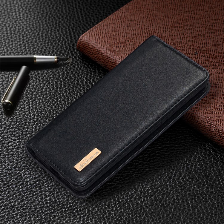 Detachable 2-in-1 Magnetic Genuine Leather Protector Stand Case for iPhone 11 Pro Max 6.5 inch - Black-8