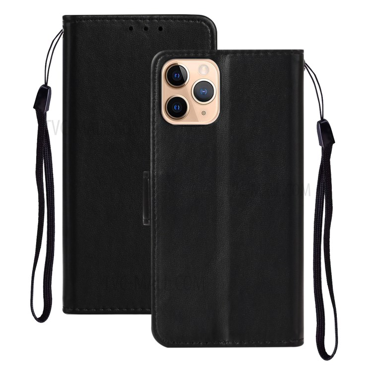 Wallet Leather Cell Phone Protective Stylish Case for iPhone 12 mini - Black-1