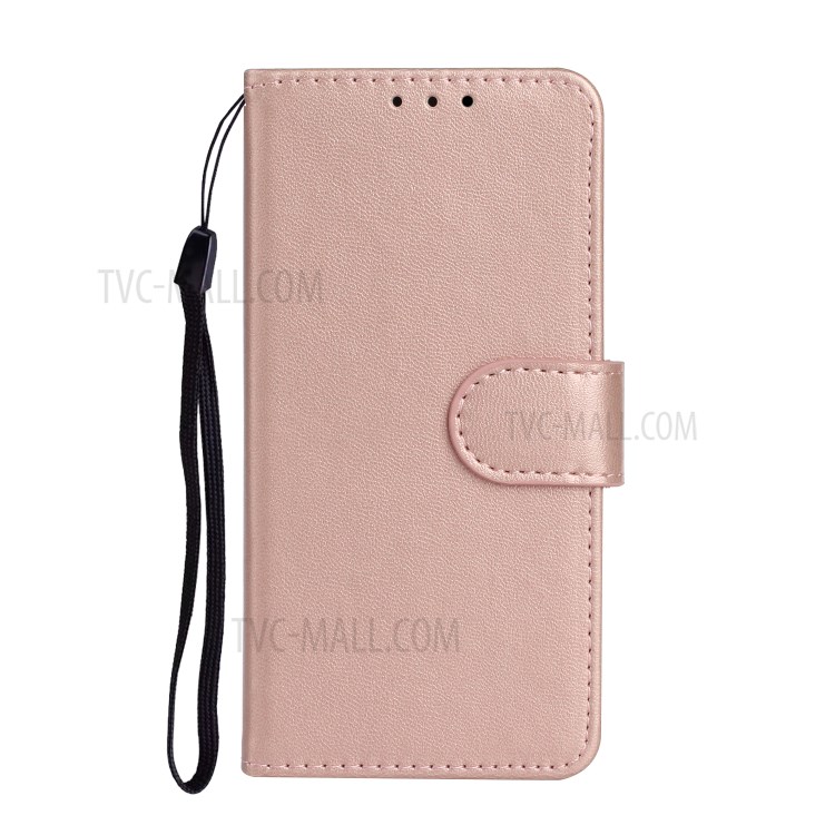 Wallet Leather Cell Phone Protective Stylish Case for iPhone 12 mini - Rose Gold-3
