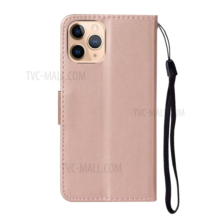 Wallet Leather Cell Phone Protective Stylish Case for iPhone 12 mini - Rose Gold-4