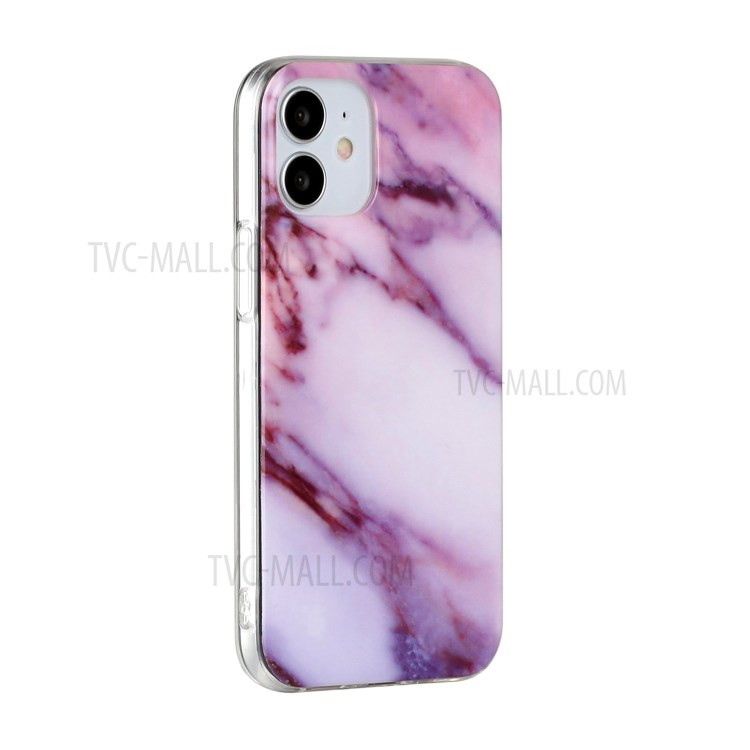 Marble Pattern Printing IMD TPU Phone Case for iPhone 12 5.4-inch - Style A-3