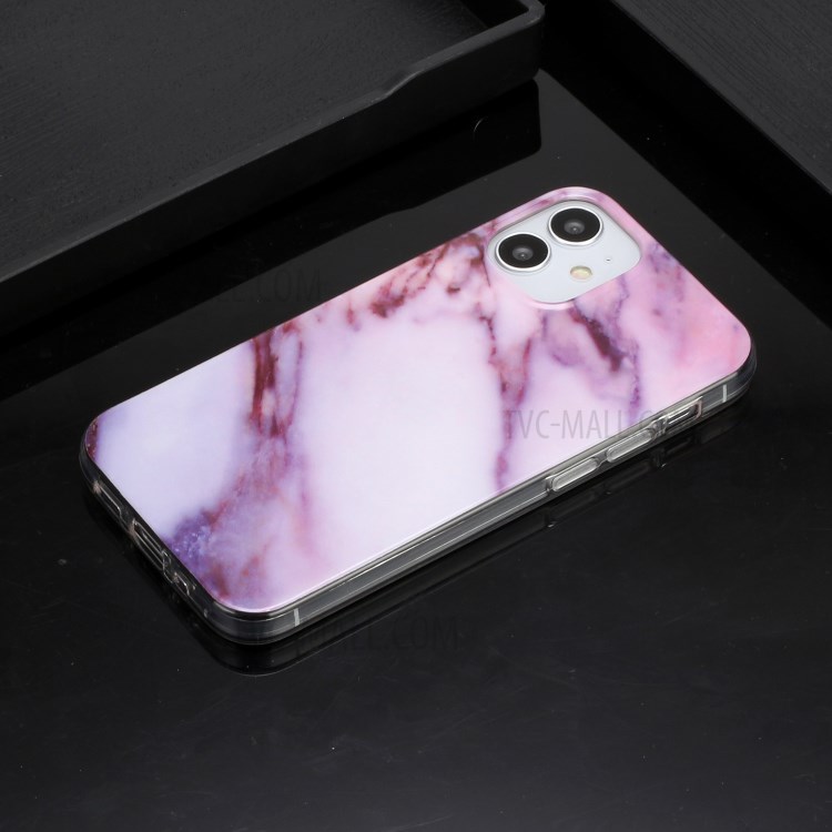 Marble Pattern Printing IMD TPU Phone Case for iPhone 12 5.4-inch - Style A-6