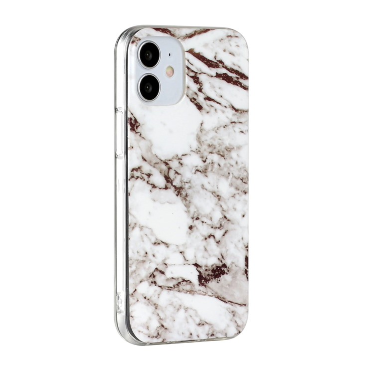 Marble Pattern Printing IMD TPU Phone Case for iPhone 12 mini - Style J-3