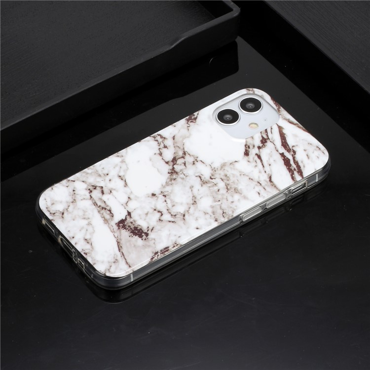Marble Pattern Printing IMD TPU Phone Case for iPhone 12 mini - Style J-6
