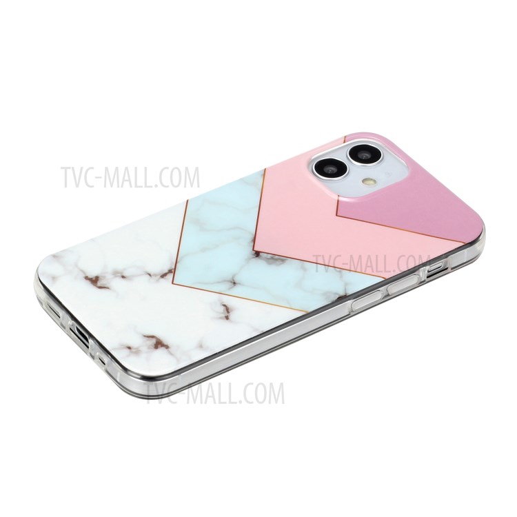 Marble Pattern IMD TPU Back Cover for iPhone 12 5.4 inch - Four Colors-4