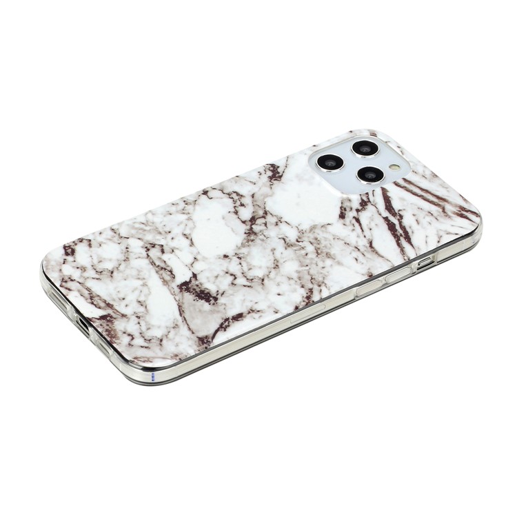 Marble Pattern Printing IMD TPU Phone Case for iPhone 12 Pro / iPhone 12 Max 6.1-inch - Style A-4