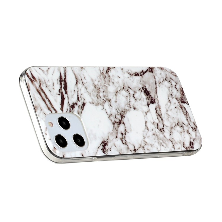 Marble Pattern Printing IMD TPU Phone Case for iPhone 12 Pro / iPhone 12 Max 6.1-inch - Style A-5