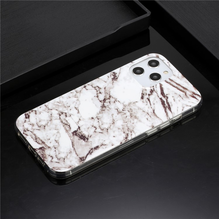 Marble Pattern Printing IMD TPU Phone Case for iPhone 12 Pro / iPhone 12 Max 6.1-inch - Style A-6