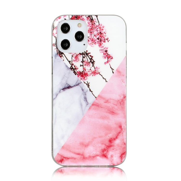 Marble Pattern Printing IMD TPU Phone Case for iPhone 12 Pro/12 - Style B-2