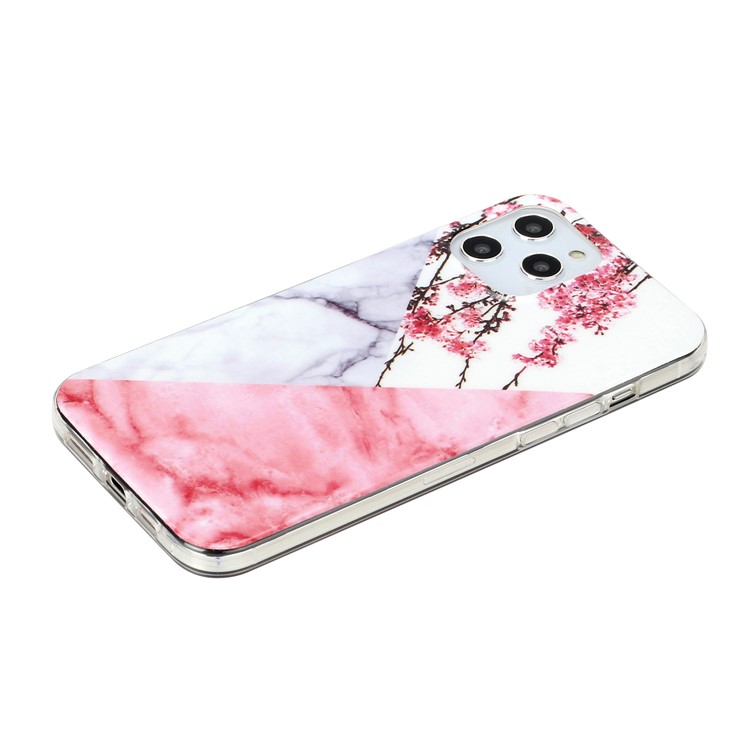 Marble Pattern Printing IMD TPU Phone Case for iPhone 12 Pro/12 - Style B-4