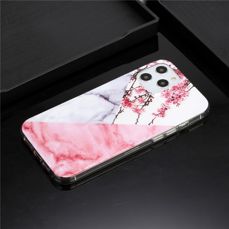 Marble Pattern Printing IMD TPU Phone Case for iPhone 12 Pro/12 - Style B-6