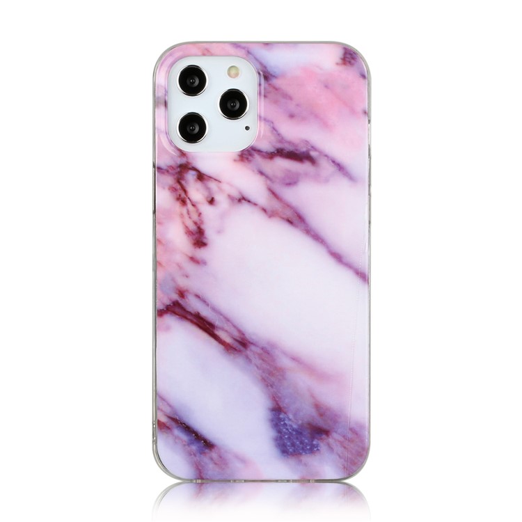 Marble Pattern Printing IMD TPU Phone Case for iPhone 12 Pro/12 - Style D-2