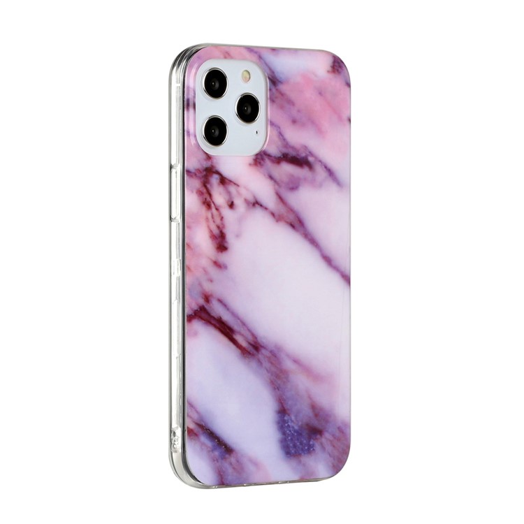 Marble Pattern Printing IMD TPU Phone Case for iPhone 12 Pro/12 - Style D-3