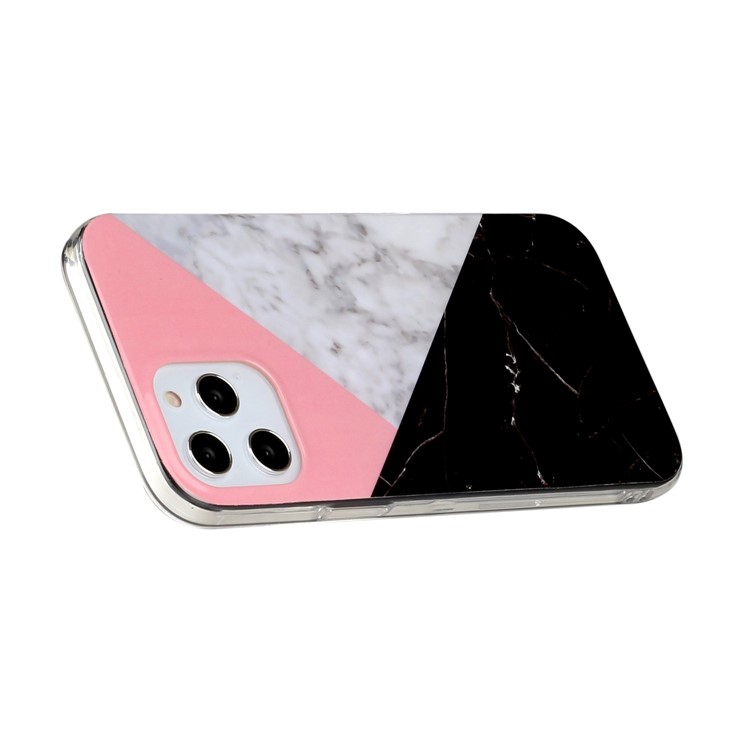 Marble Pattern Printing IMD TPU Phone Case for iPhone 12 Pro/12 - Style J-5