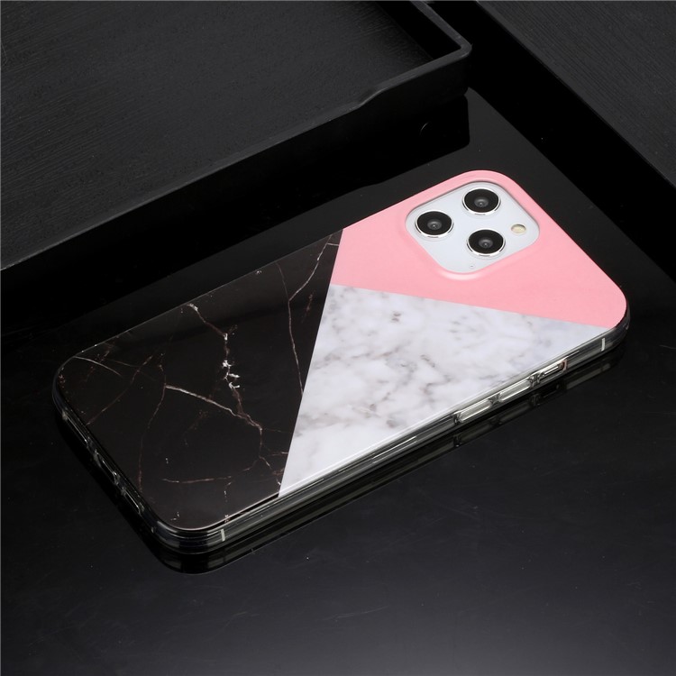 Marble Pattern Printing IMD TPU Phone Case for iPhone 12 Pro/12 - Style J-6