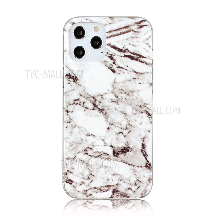 Marble Pattern Printing IMD TPU Phone Case for iPhone 12 Pro Max 6.7-inch - Style A-2