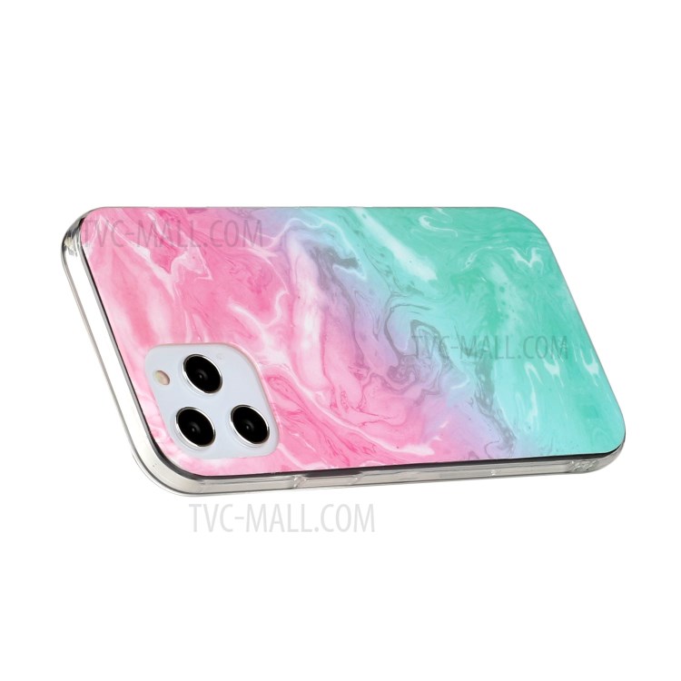 Marble Pattern Printing IMD TPU Phone Case for iPhone 12 Pro Max 6.7-inch - Style E-5