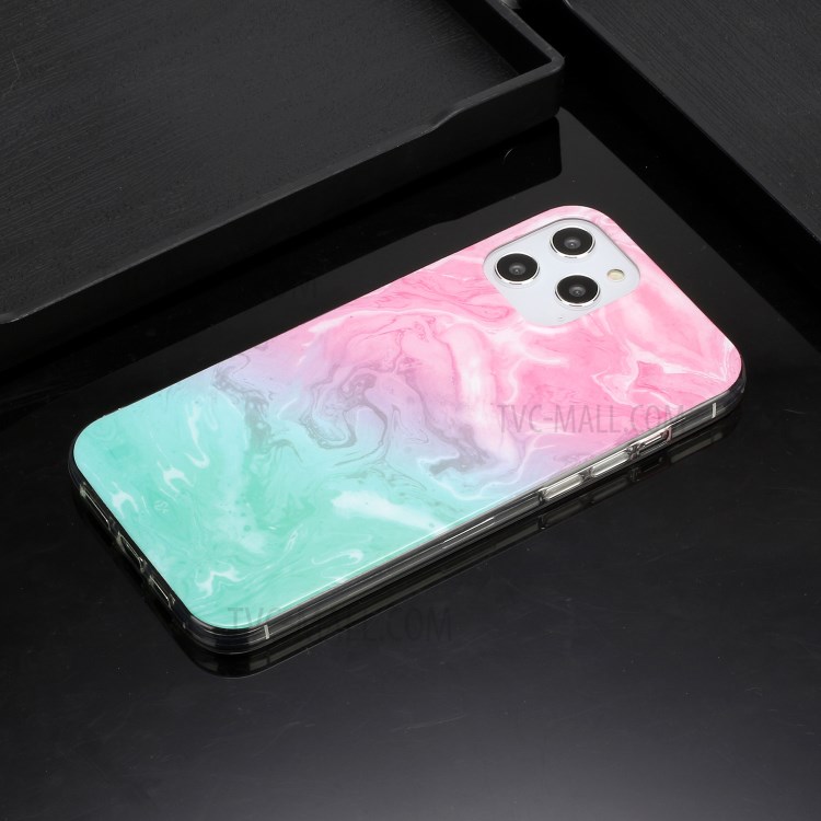Marble Pattern Printing IMD TPU Phone Case for iPhone 12 Pro Max 6.7-inch - Style E-6