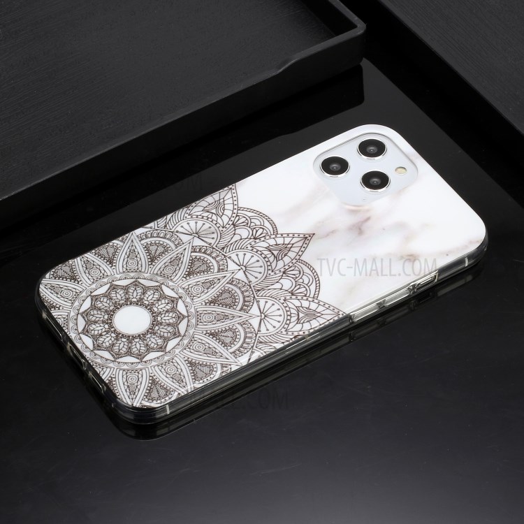 Marble Pattern Printing IMD TPU Phone Case for iPhone 12 Pro Max 6.7-inch - Style F-2