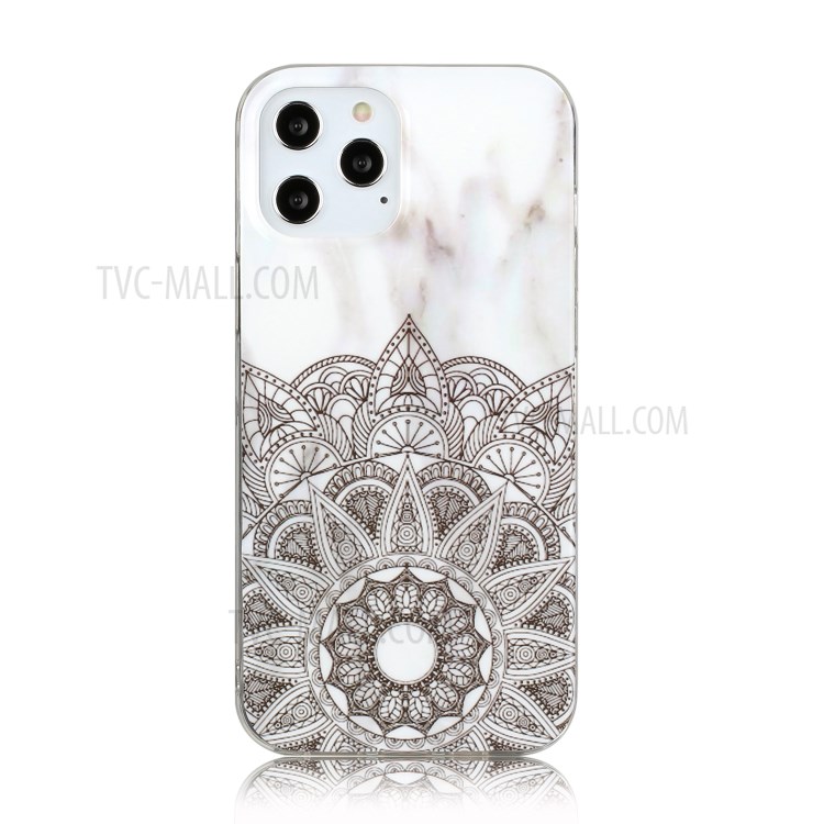 Marble Pattern Printing IMD TPU Phone Case for iPhone 12 Pro Max 6.7-inch - Style F-3