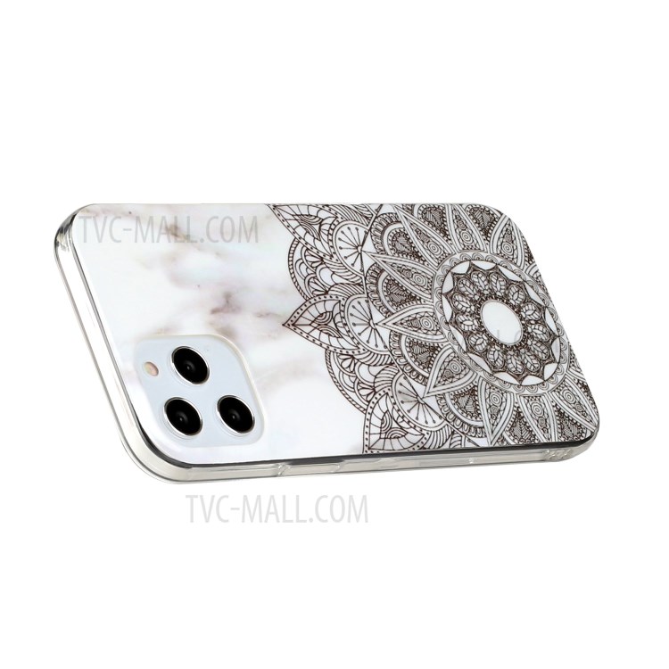 Marble Pattern Printing IMD TPU Phone Case for iPhone 12 Pro Max 6.7-inch - Style F-6
