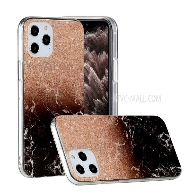 Marble Pattern Printing IMD TPU Phone Case for iPhone 12 Pro Max 6.7-inch - Style G-1