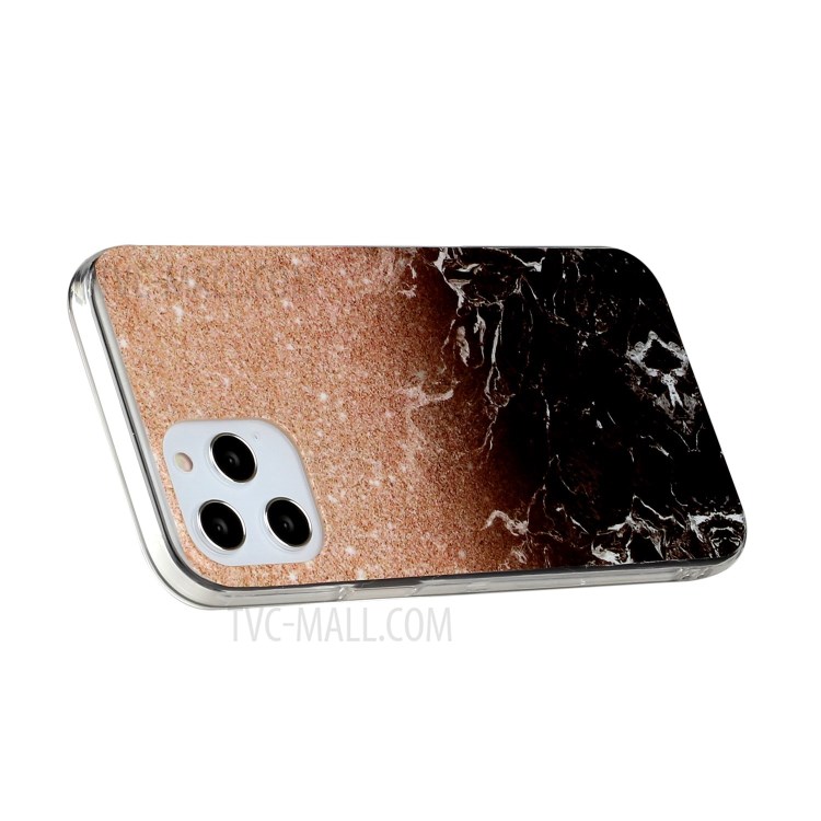 Marble Pattern Printing IMD TPU Phone Case for iPhone 12 Pro Max 6.7-inch - Style G-5
