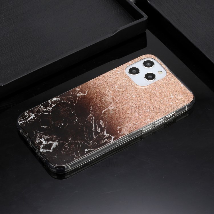 Marble Pattern Printing IMD TPU Phone Case for iPhone 12 Pro Max 6.7-inch - Style G-6