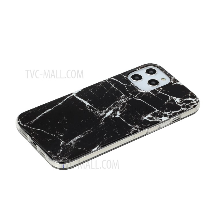 Protective Case Marble Pattern IMD TPU Cover for iPhone 12 Pro Max 6.7 inch - Style I-4