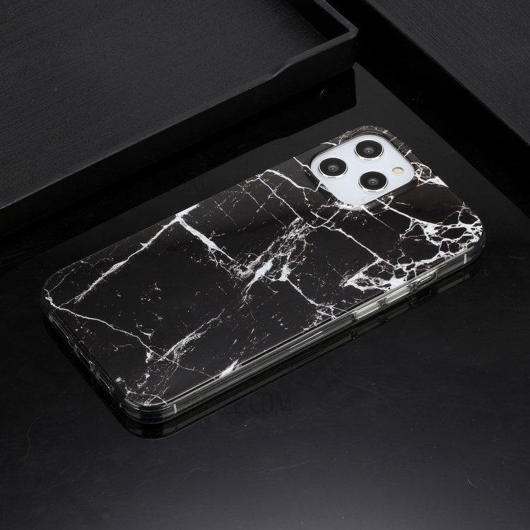 Protective Case Marble Pattern IMD TPU Cover for iPhone 12 Pro Max 6.7 inch - Style I-6