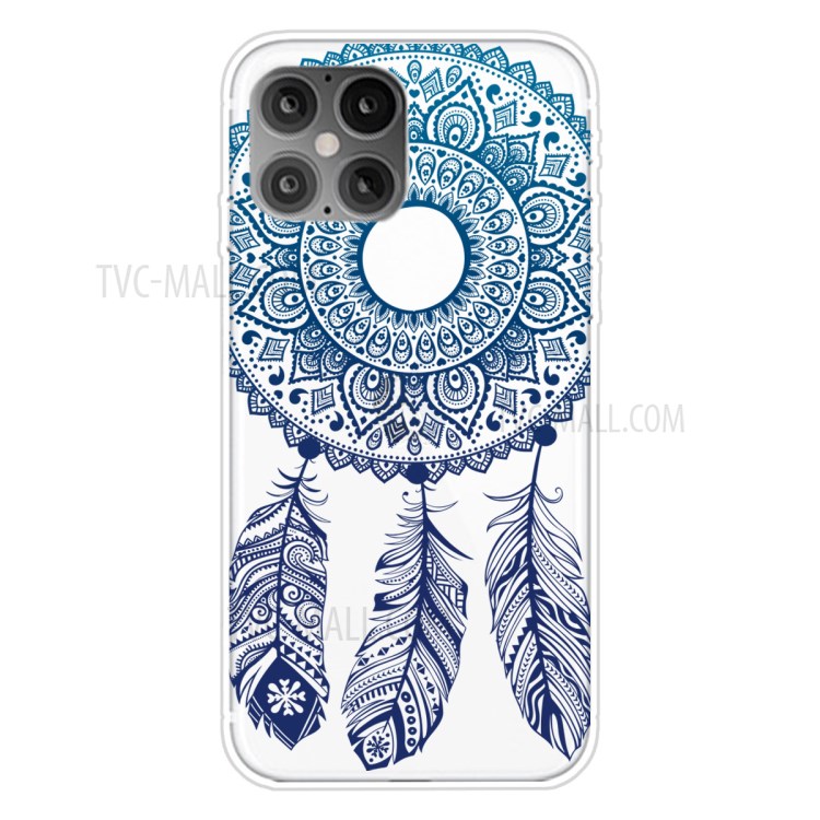 Pattern Printing TPU Soft Phone Cover for iPhone 12 Pro Max 6.7 inch - Dream Catcher-1