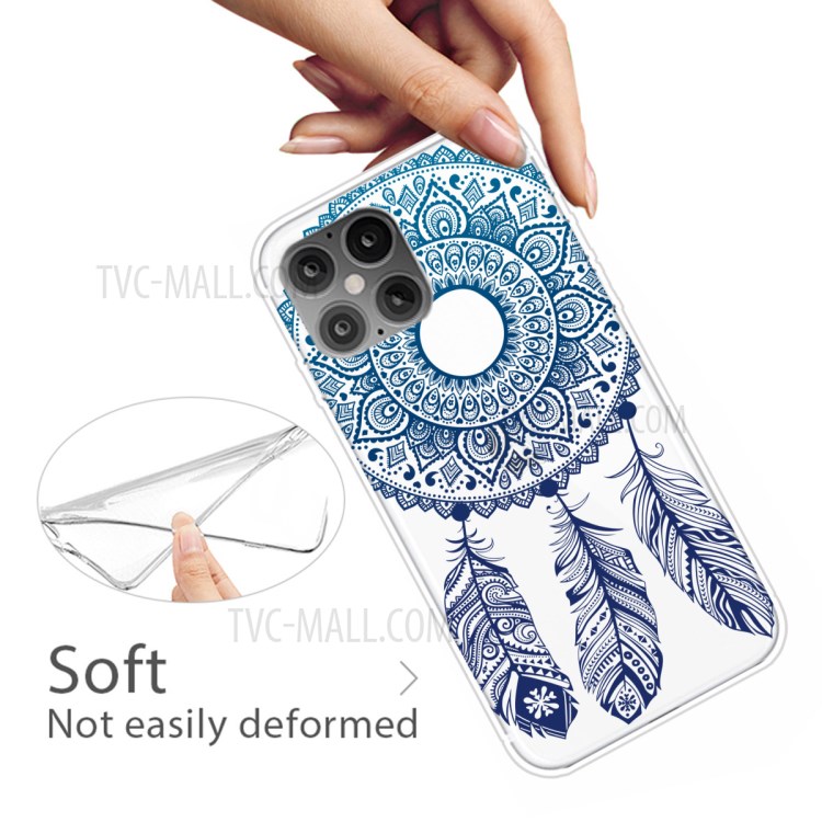 Pattern Printing TPU Soft Phone Case for iPhone 12 mini - Dream Catcher-4
