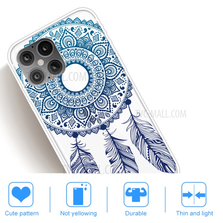 Pattern Printing TPU Soft Phone Case for iPhone 12 mini - Dream Catcher-5