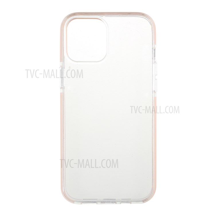 Quality TPU Phone Back Case for iPhone 12 Pro/12 - Pink-1