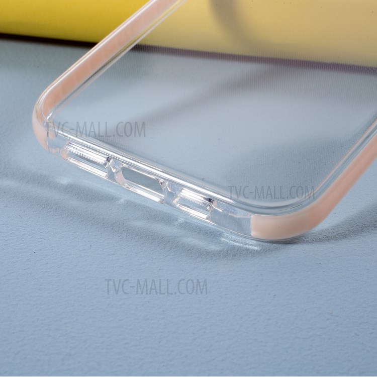Quality TPU Phone Back Case for iPhone 12 Pro/12 - Pink-4