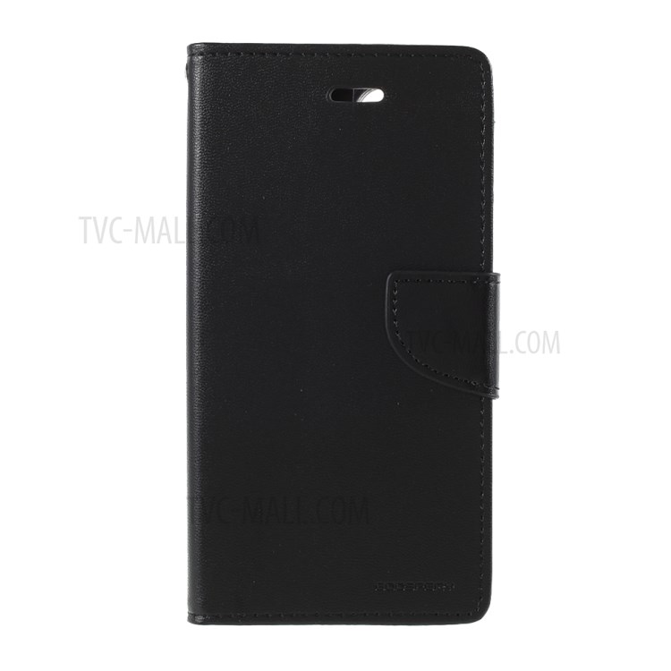 MERCURY GOOSPERY Bravo Diary Wallet Leather Flip Case for iPhone 12 5.4 inch - Black-1