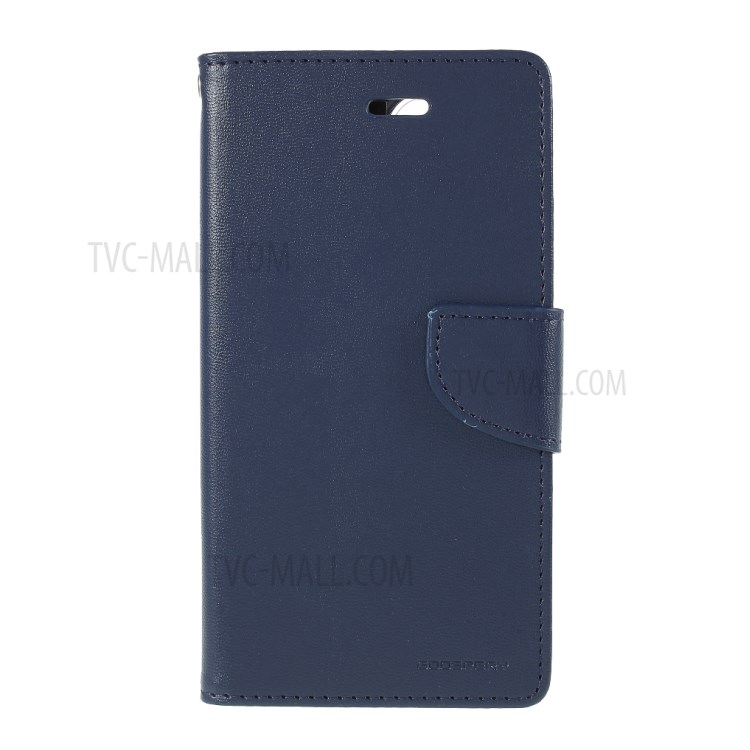 MERCURY GOOSPERY Bravo Diary Wallet Leather Flip Case for iPhone 12 mini - Blue-1