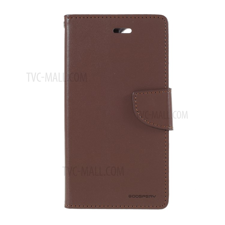MERCURY GOOSPERY Bravo Diary Wallet Leather Flip Case for iPhone 12 mini - Brown-1