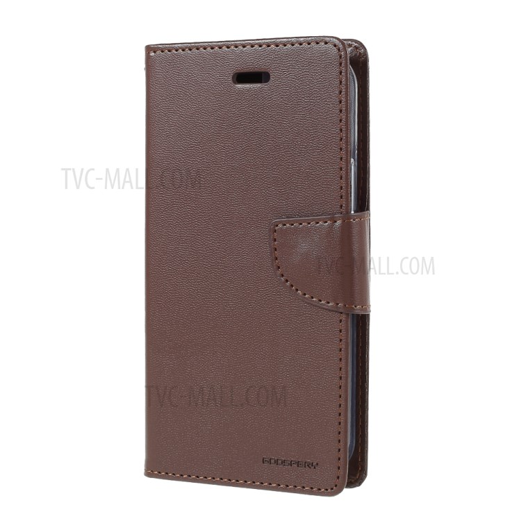 MERCURY GOOSPERY Bravo Diary Wallet Leather Flip Case for iPhone 12 mini - Brown-2