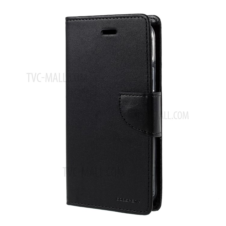 MERCURY GOOSPERY Bravo Diary Leather Wallet Case for iPhone 12 Pro / iPhone 12 Max 6.1-inch - Black-2