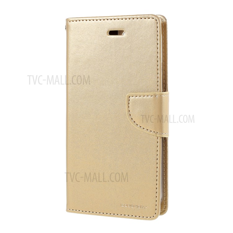 MERCURY GOOSPERY Bravo Diary Leather Wallet Case for iPhone 12 Pro Max 6.7-inch - Gold-2