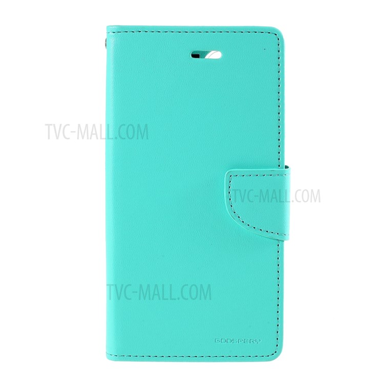 MERCURY GOOSPERY Bravo Diary Leather Wallet Case for iPhone 12 Pro Max 6.7-inch - Baby Blue-1