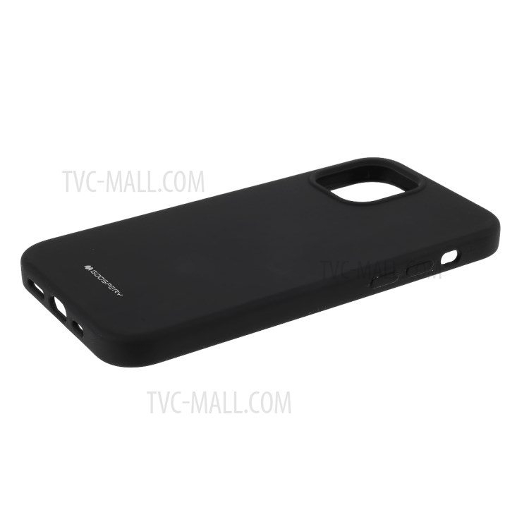 MERCURY GOOSPERY Silicone Phone Protective Case for iPhone 12 Pro Max 6.7-inch - Black-2