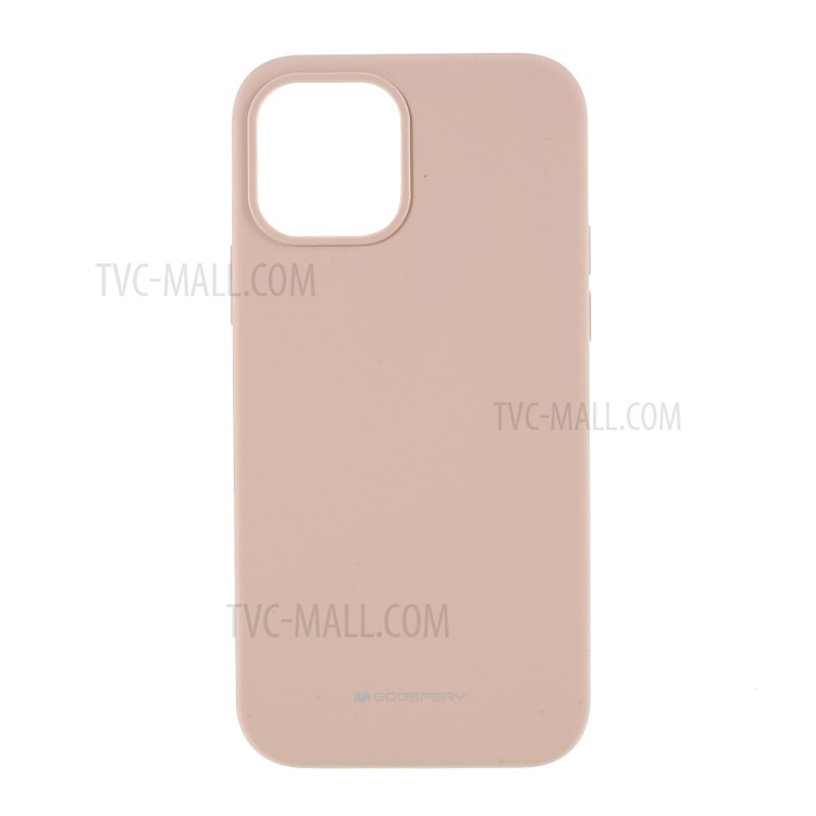 MERCURY GOOSPERY Silicone Phone Protective Case for iPhone 12 Pro Max 6.7-inch - Pink-1